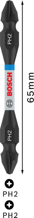 Bosch PRO 雙頭衝擊鑽頭 PH2 65 毫米。.