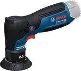 Bosch 12V-77 隨機軌道砂光機，配備無刷馬達。.
