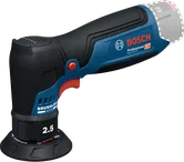 Bosch 12V-77 隨機軌道砂光機，配備無刷馬達。.