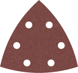 Bosch F460 砂紙 93x93mm G120 附 6 個孔。.