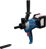 Bosch 18V-120 無線泥漿攪拌器，附側把手。.