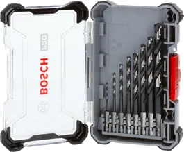 Bosch PRO 金屬 HSS-G 衝擊麻花鑽頭組 8 個。