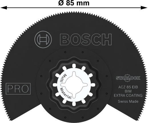 Bosch PRO ACZ 85 EIB 多功能切割刀片，85 毫米。.