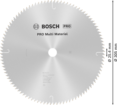 PRO Multi Material 圓鋸片,305 x 2.7 x 25.4 mm PRO Multi Material 圓鋸片,305 x 2.7 x 25.4 mm
