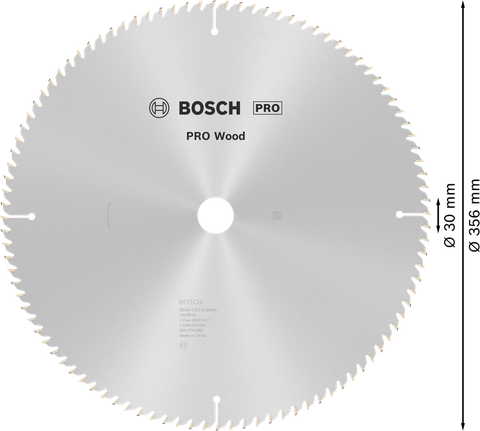 PRO Wood 木工圓鋸片,356 x 3.2 x 30 mm PRO Wood 木工圓鋸片,356 x 3.2 x 30 mm