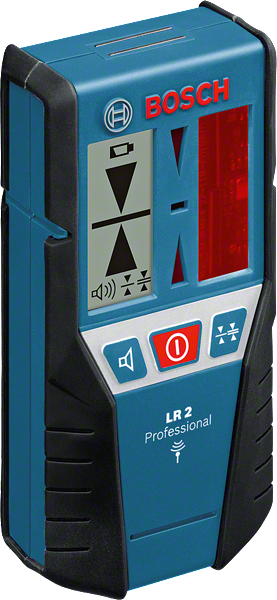 Bosch 2 雷射接收器用於精確的水平檢測。.