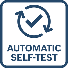 Automatic self-test on each start up to check the calibration 