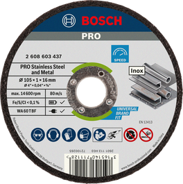 Bosch PRO 不鏽鋼和金屬切割盤 105 毫米。.