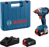 Bosch 18V-285 衝擊起子套裝，配有盒子、電池和充電器。.