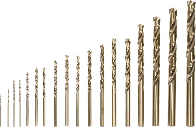 PRO Stainless Steel HSS-Co 白鐵含鈷作業款鑽頭套組,18 件組 Bosch PRO 不銹鋼 HSS-Co 鑽頭套裝,18 件。.