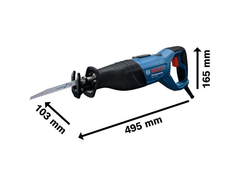 GSA 12-30 Bosch 12-30 往復鋸,尺寸如圖所示。