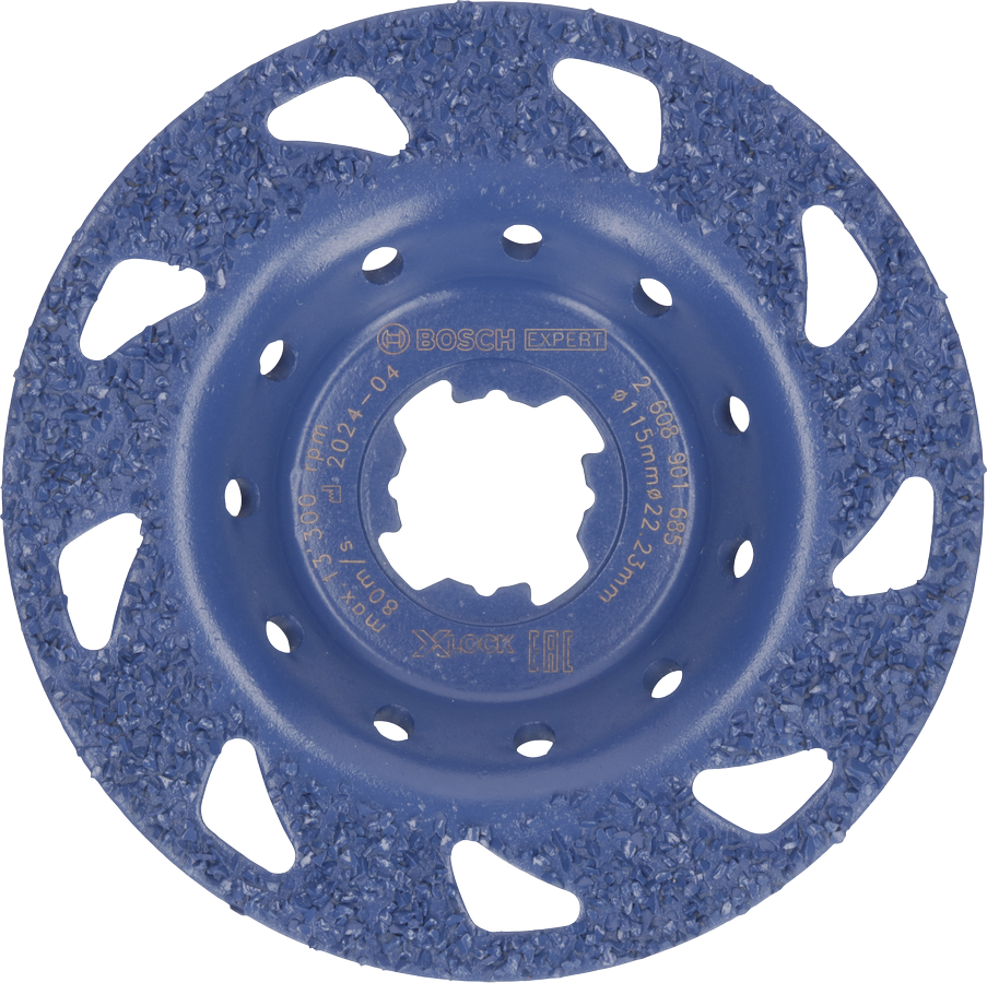 Bosch EXPERT 多材質硬質合金磨頭中等扁平 115 毫米。.