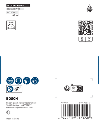 Bosch多材質研磨頭 100 毫米 16 毫米。.