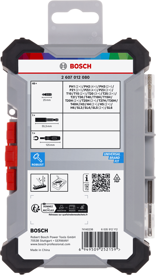 Bosch50 件超硬螺絲起子頭套裝.