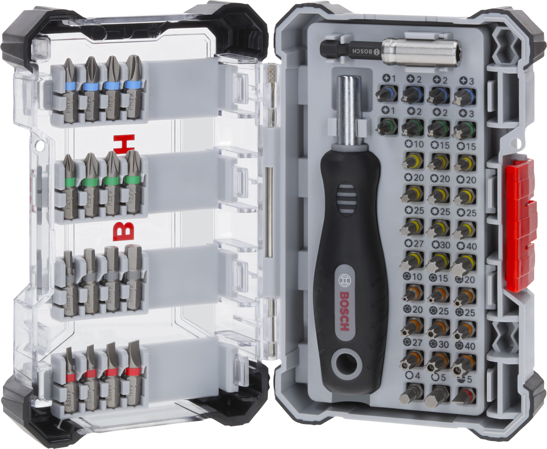 Bosch超硬螺絲起子頭套裝，每箱 50 件。.