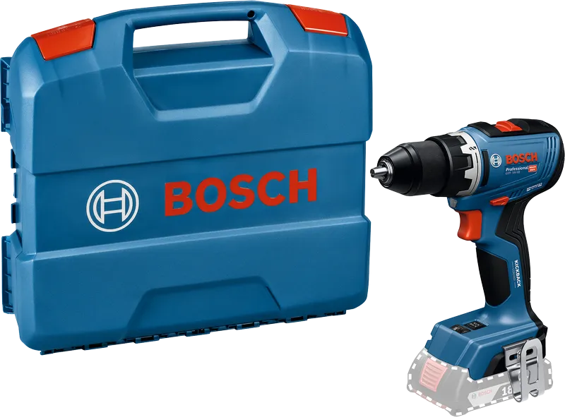 Bosch GSR 18V-65 電鑽驅動器，堅固的手提箱。.