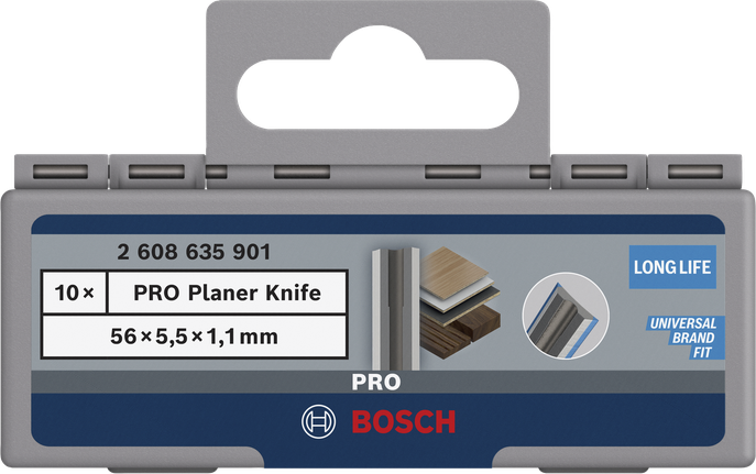 Bosch刨刀56×5.5×1.1毫米.