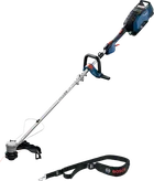 Bosch 18V-40 無線草坪修剪機，附肩帶。
