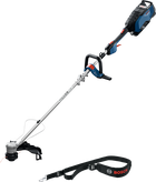 Bosch 18V-40 無線草坪修剪機，附肩帶。.