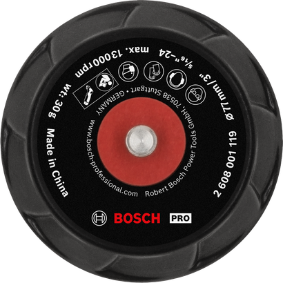 Bosch PRO 砂磨墊 77 毫米，中等鉤環。