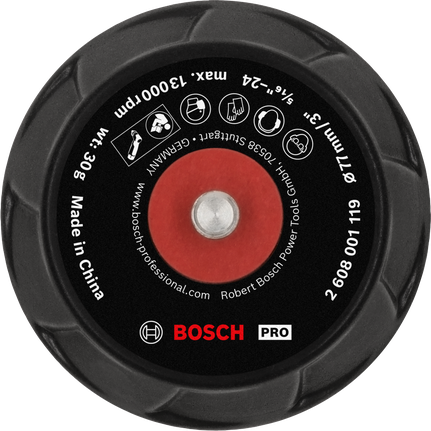 PRO 砂磨墊,77 mm,魔術貼 Bosch PRO 砂磨墊 77 毫米,中等鉤環。.