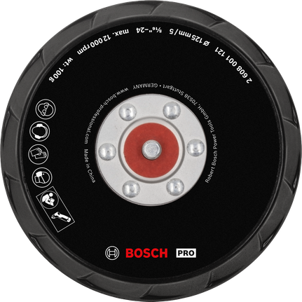 PRO 拋光墊,125 mm,GPX 12V-125 Bosch拋光墊 125 毫米,中型,適用於 GPX 12V-125。.