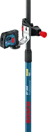 帶有雷射調平工具的BoschBT 350 伸縮桿。