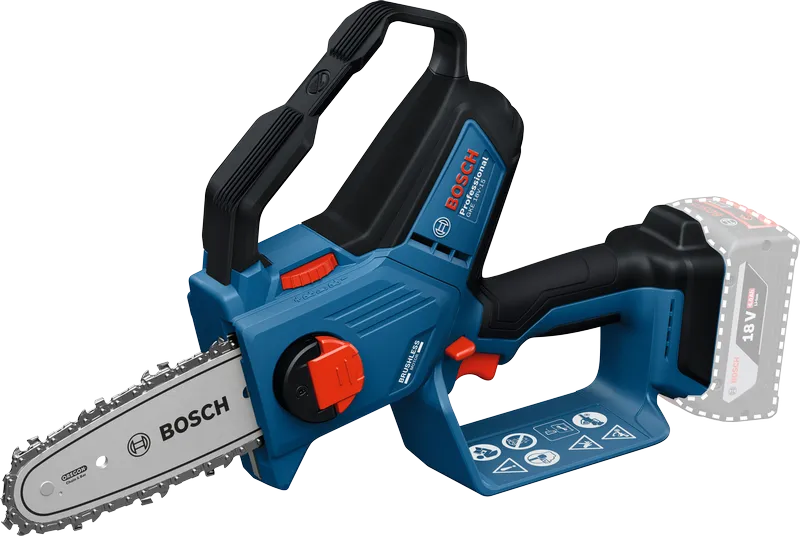 Bosch 18V-15 無線修枝鋸，可快速切割樹枝。.