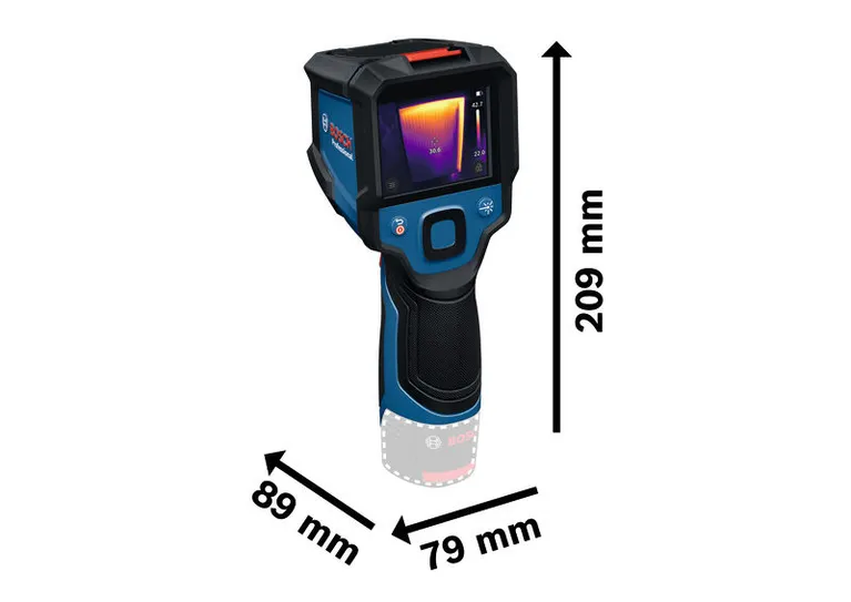 帶有熱顯示的BoschGTC 12V-450-13 熱像儀。
