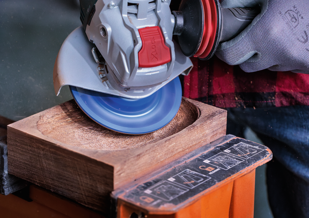 BoschX-LOCK 硬質合金圓盤塑造木材。.