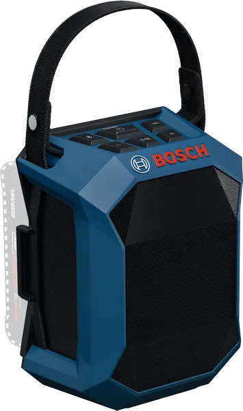 帶手柄的BoschGPB 18V-1 C 藍牙揚聲器。.