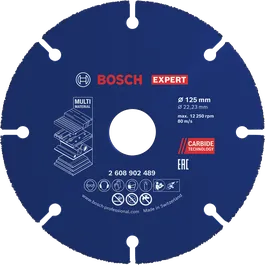 BoschEXPERT 硬質合金多輪切割片 125 毫米。