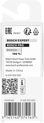 Bosch PRO 路由器直鑽頭 12.7×19.6 毫米 6 毫米把手。.