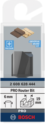 Bosch PRO 路由器鑽頭 6 毫米 19 毫米。.