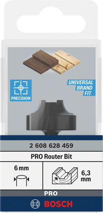 Bosch銑刀 Ovolo 6.3 毫米.
