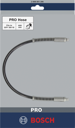 Bosch軟管 600 毫米，適用於黃油槍.