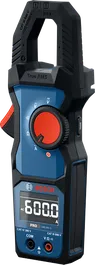 BoschGMC 600-15 鉗形表，附數字顯示。