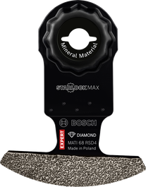 Bosch MATI 68 RSD4 鑽石角刀片，適用於礦物材料。.