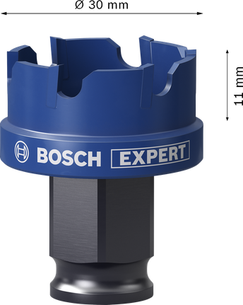 Bosch EXPERT 鈑金動力更換加孔鋸 30 毫米。.