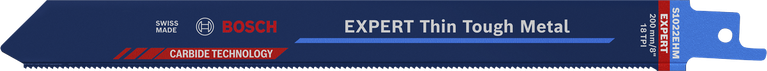 Bosch EXPERT Thin Tough Metal S 1022 EHM 往復鋸片。.