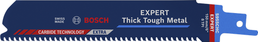 Bosch EXPERT Thick Tough Metal S 955 CHC 往復鋸片。.