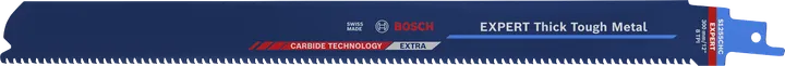 BoschEXPERT 厚實堅韌金屬往復鋸片。.