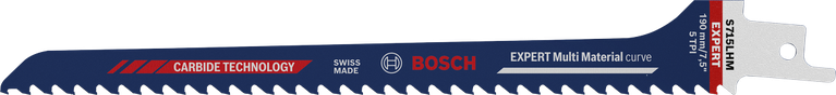 BoschEXPERT 多材料曲線 S715LHM 往復鋸片。