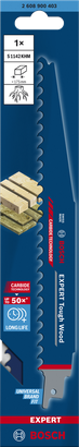 Bosch EXPERT Tough Wood S 1142 KHM 往復鋸片。.