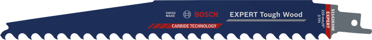 EXPERT ‘Tough Wood’ S 1142 KHM 軍刀鋸 1 件式 Bosch EXPERT Tough Wood S 1142 KHM 鋸片可快速切割木材。.
