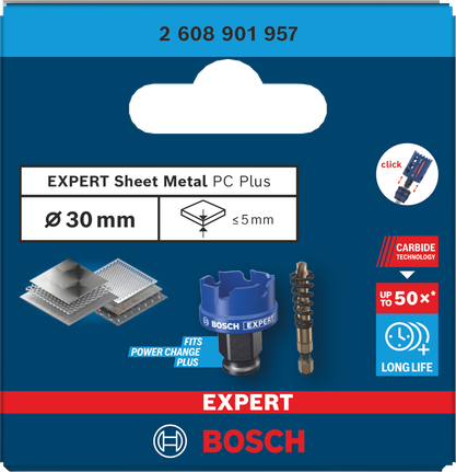 Bosch專家鈑金 30 毫米孔鋸。.