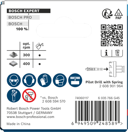 Bosch EXPERT 鈑金 Power Change Plus 孔鋸 40 x 5 mm。.