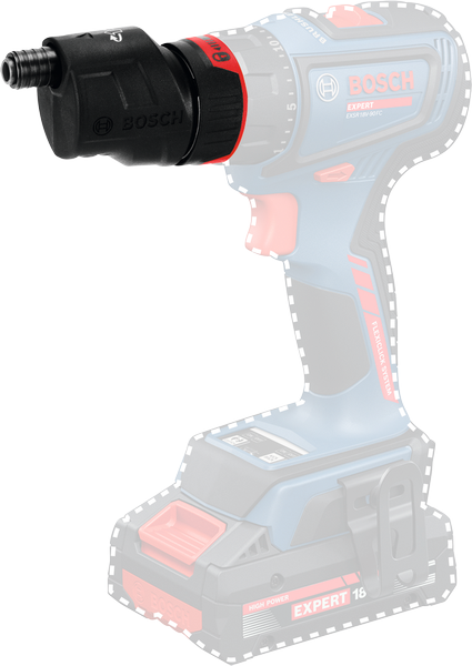 Bosch 18-E FlexiClick 無線電鑽轉接器。