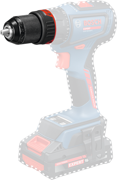 Bosch 18-M FlexiClick 無線電鑽轉接器。