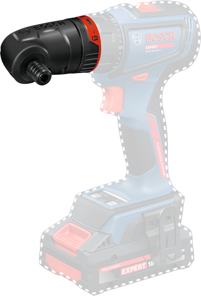 Bosch 18-W FlexiClick 無線電鑽轉接器。